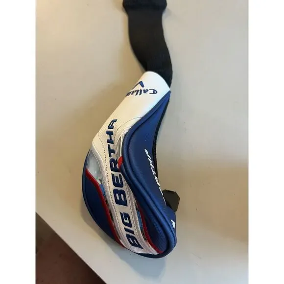 New Callaway Golf Paradym Ai Smoke White/Black/Blue Driver Headcover